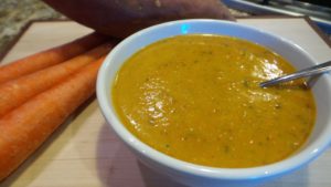 Roasted Winter Vegetable Cream Soup 