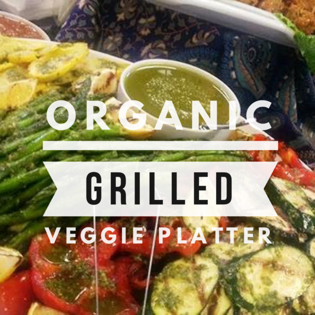 Organic Grilled Veggies Platter